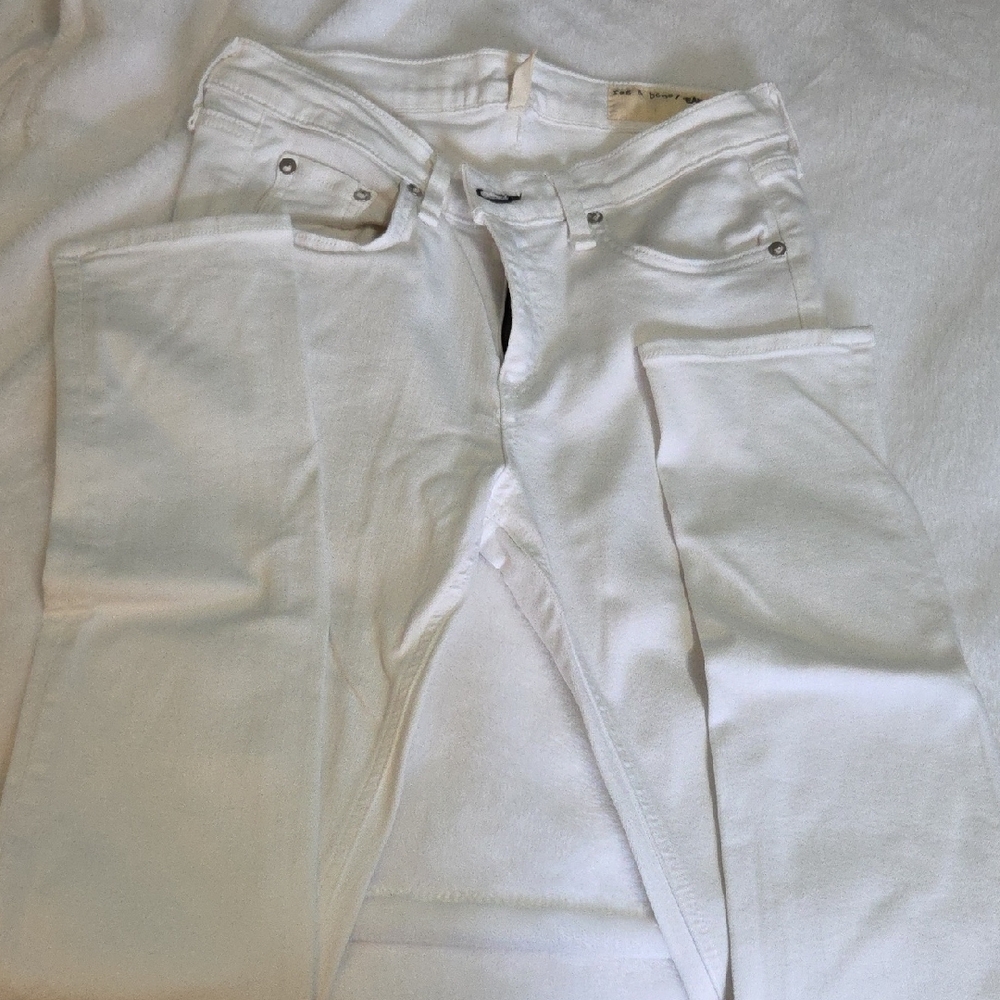 Rag & Bone Skinny White Jeans